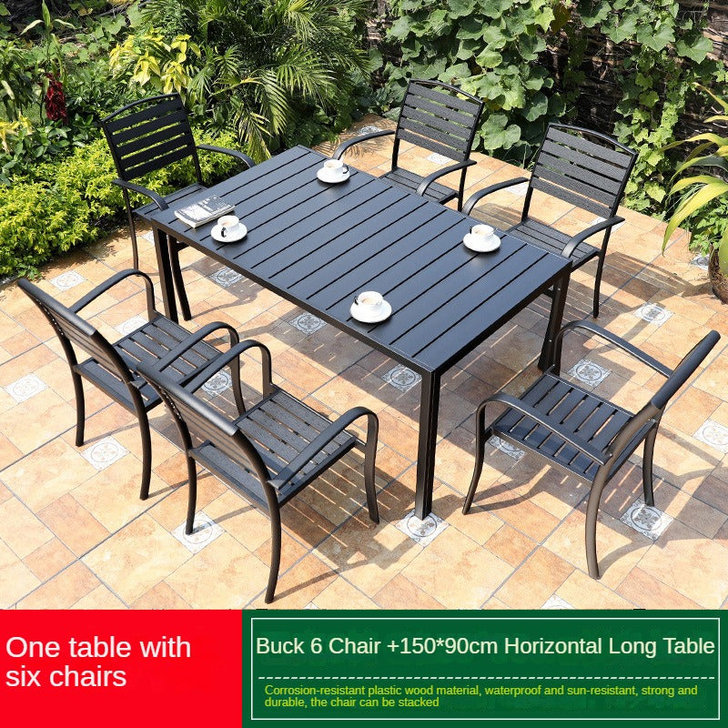 courtyard outdoor furniture, outdoor table and chair 671