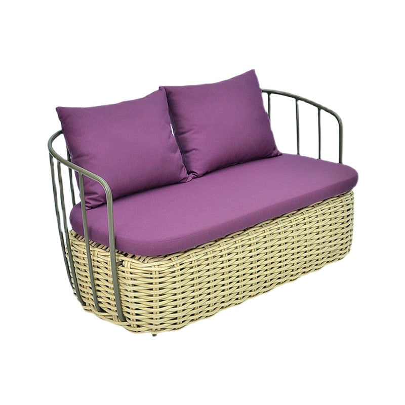 Outdoor sofa, rattan chair sofa, outdoor rattan furniture 699