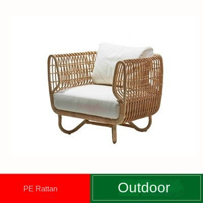 Outdoor sofa, outdoor furniture,woven rattan chairs 682