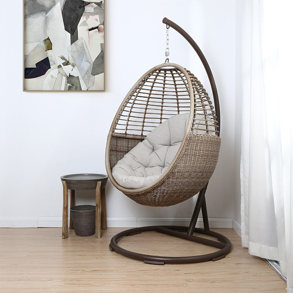 Outdoor hanging basket, Rattan woven hanging chair 667