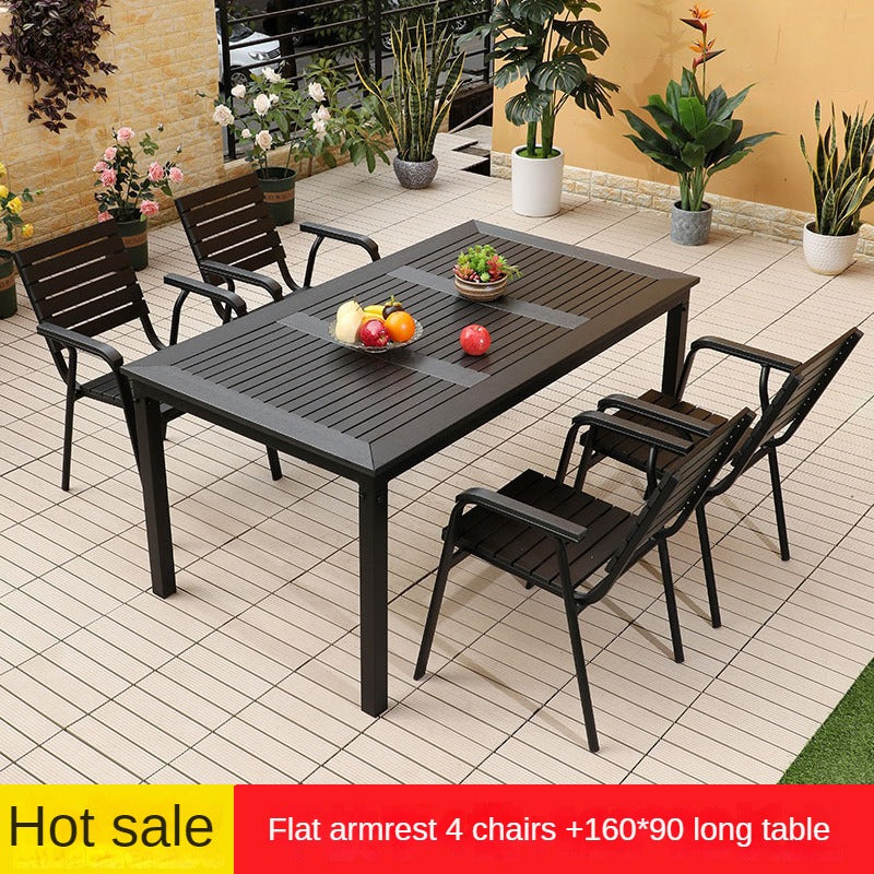 courtyard outdoor furniture, outdoor table and chair 671