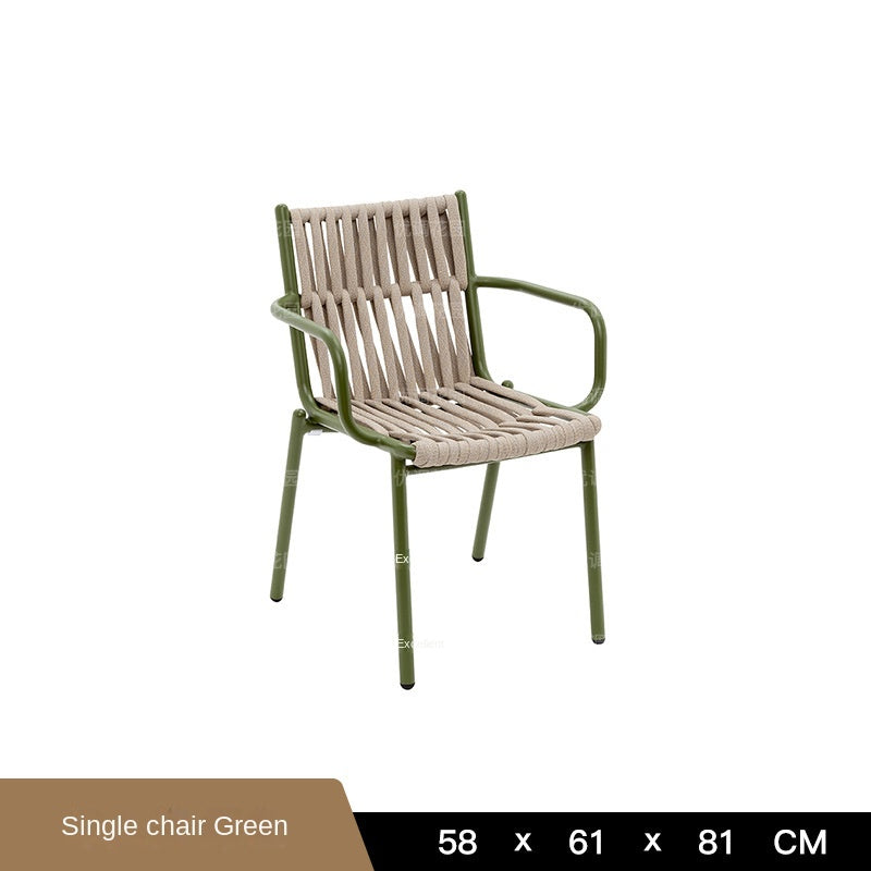 Outdoor tables and chairs, rattan woven tables and chairs 736