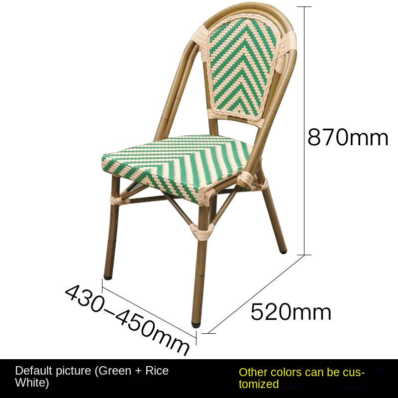 Outdoor rattan chair, outdoor furniture 691