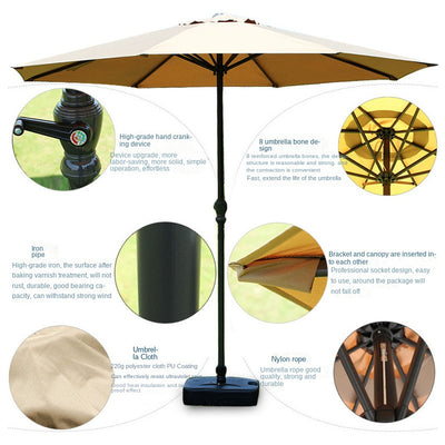 outdoor umbrellas, courtyard sunshade umbrellas 661