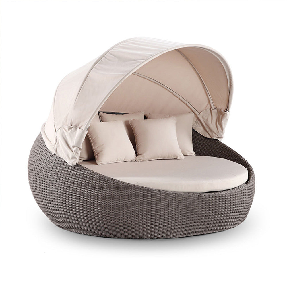 outdoor Lying bed, leisure large round bed 613