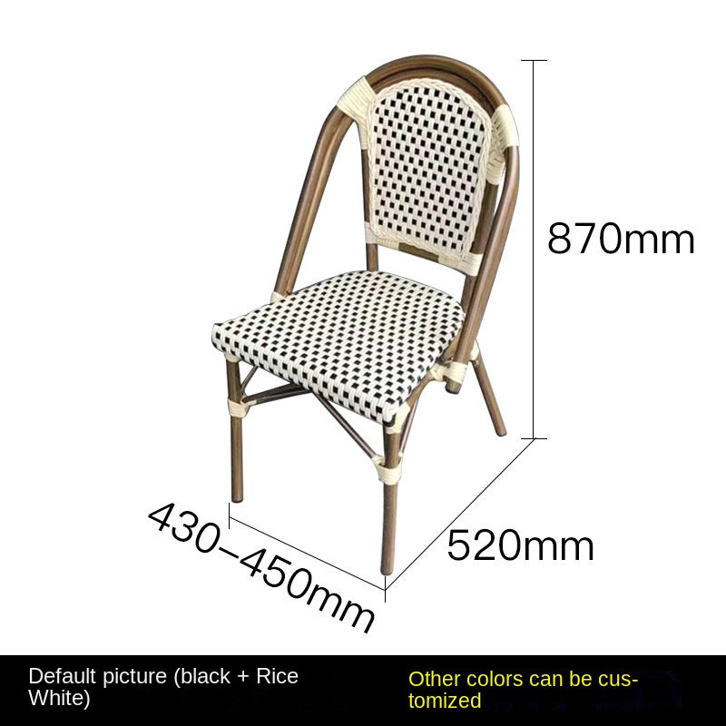 Outdoor rattan chair, outdoor furniture 691