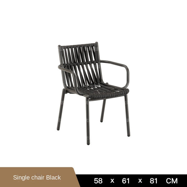 Outdoor tables and chairs, rattan woven tables and chairs 736