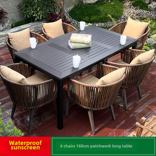 outdoor tables and chairs, outdoor rattan chair 658