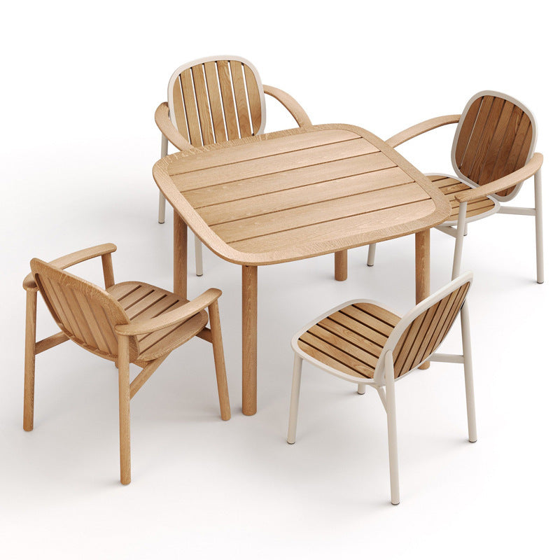 Outdoor tables and chairs, rattan woven outdoor furniture 725