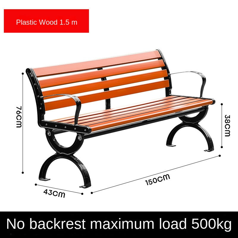 Park chairs, outdoor benches,  solid wood benches 695