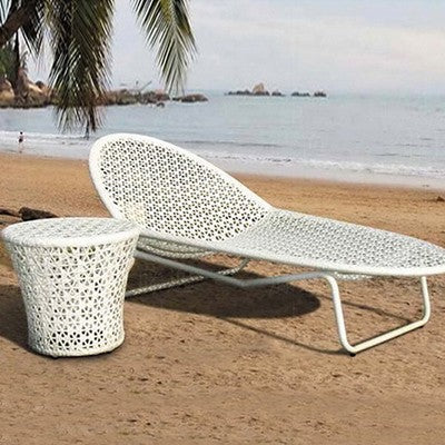 Outdoor leisure bed, swimming pool rattan beach chair 610