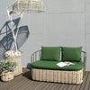 Outdoor sofa, rattan chair sofa, outdoor rattan furniture 699