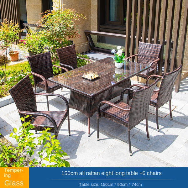 Outdoor tables and chairs, outdoor furniture 689