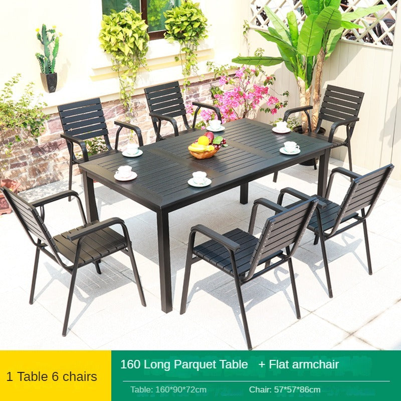 courtyard outdoor furniture, outdoor table and chair 671