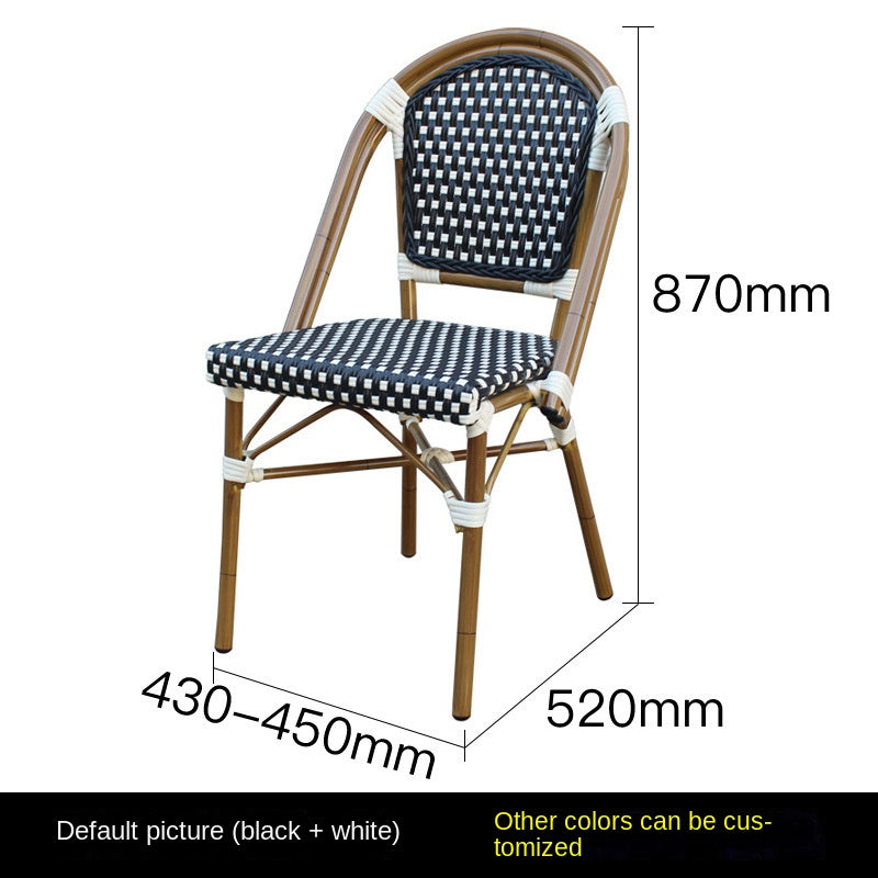 Outdoor rattan chair, outdoor furniture 691