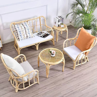 Minimalist outdoor rattan sofa chair, outdoor furniture 629