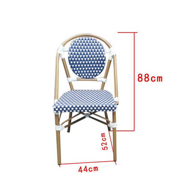 Marble dining table, rattan table and chair 693