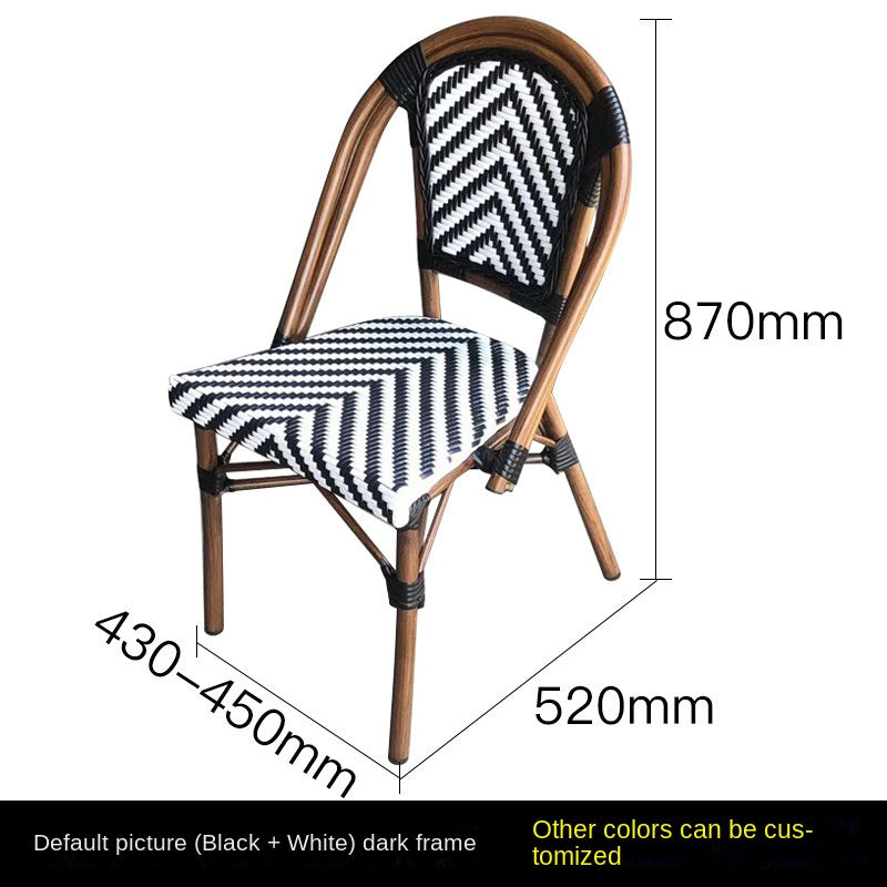 Outdoor rattan chair, outdoor furniture 691