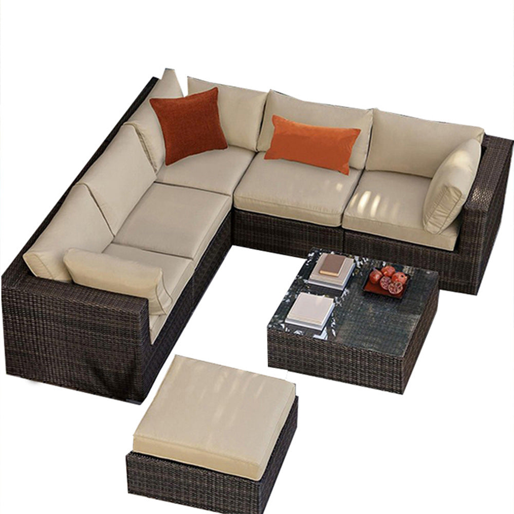 Outdoor furniture, outdoor rattan sofa 634