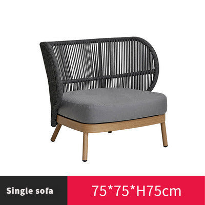 Outdoor, balcony rattan sofa,rattan chair furniture 702