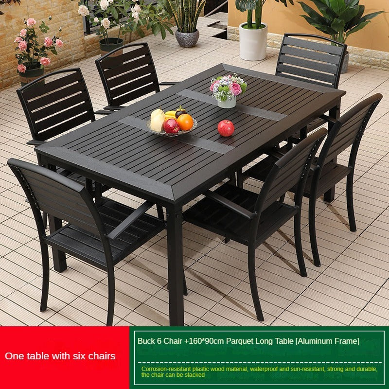 courtyard outdoor furniture, outdoor table and chair 671