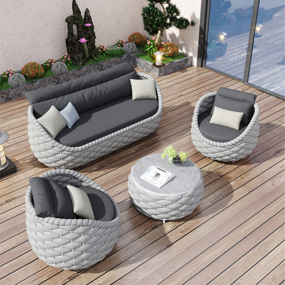 Outdoor rattan sofa,  outdoor furniture 647