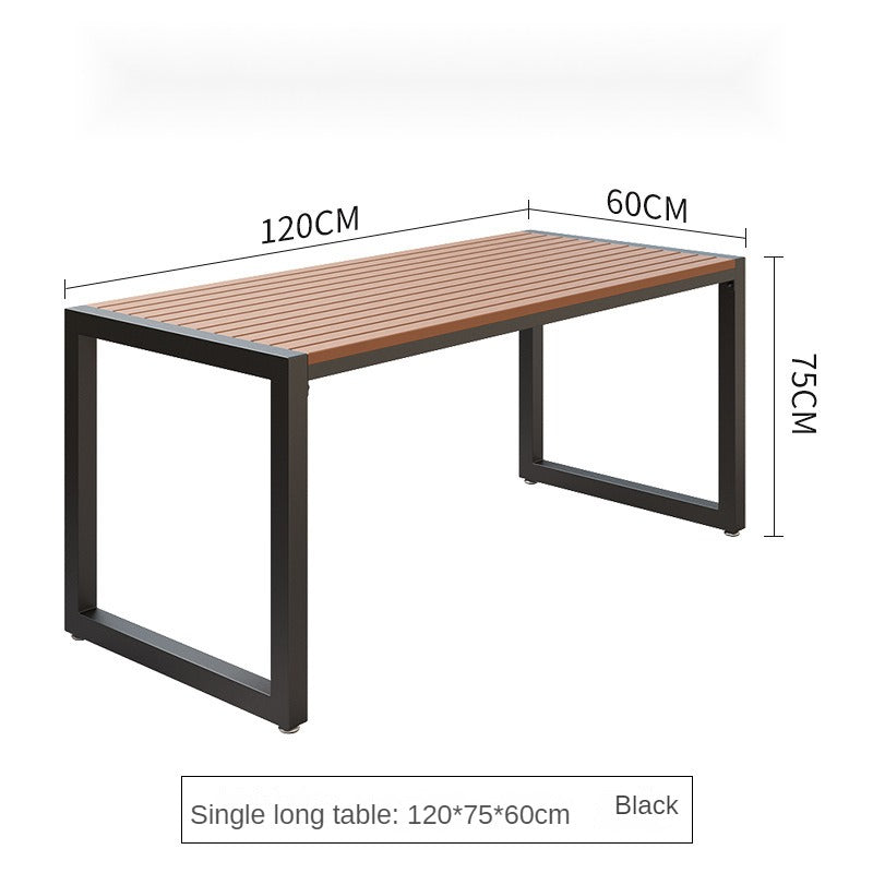 courtyard, tables and chairs,  long table,outdoor furniture 627