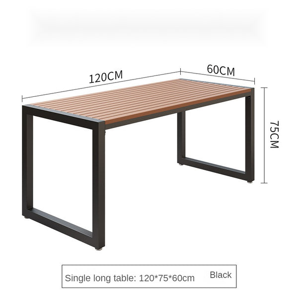 courtyard, tables and chairs,  long table,outdoor furniture 627