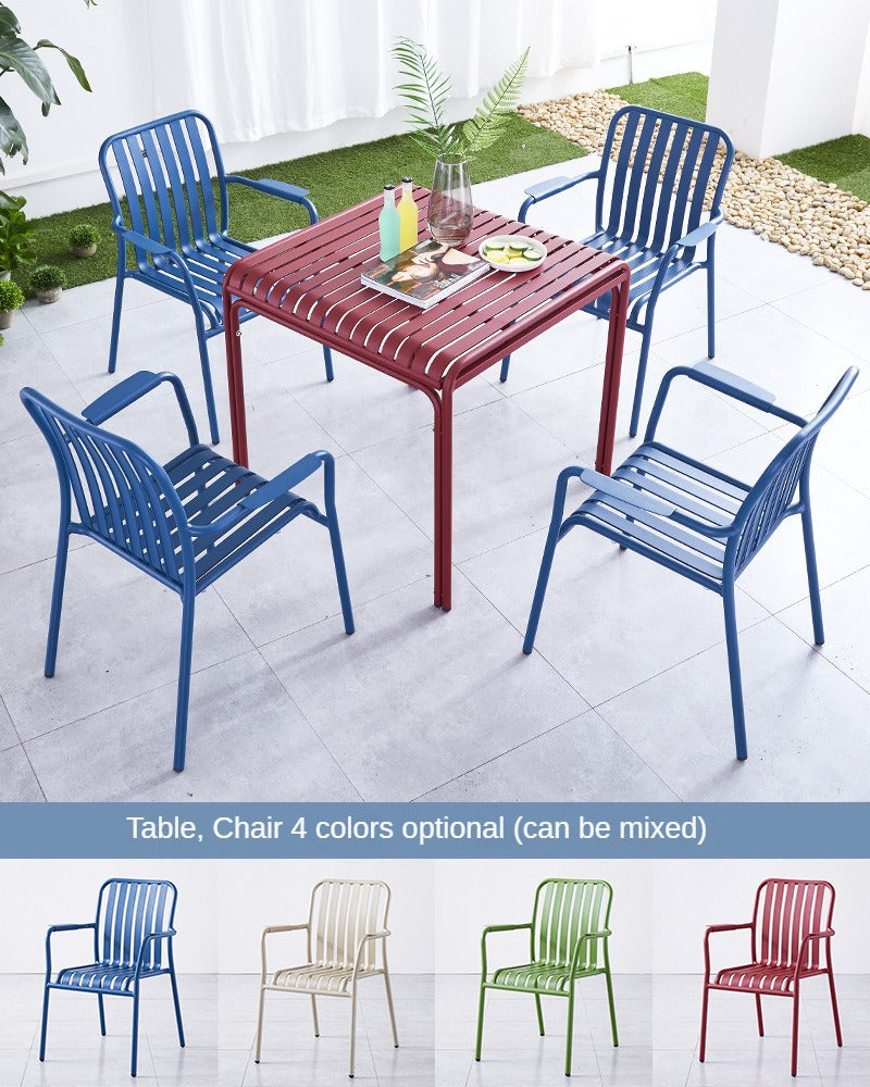 Outdoor table and chair, outdoor furniture 622