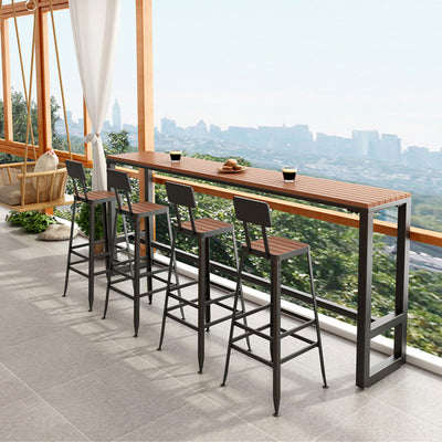 Outdoor bar chairs, high stools611