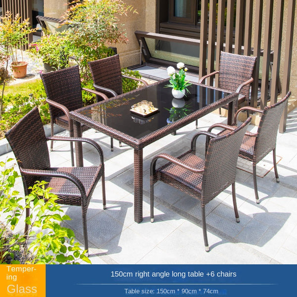 Outdoor tables and chairs, outdoor furniture 689