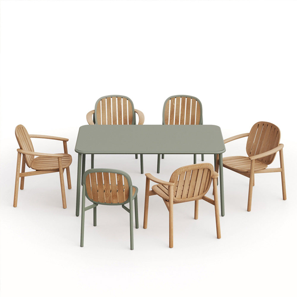 Outdoor tables and chairs, rattan woven outdoor furniture 725