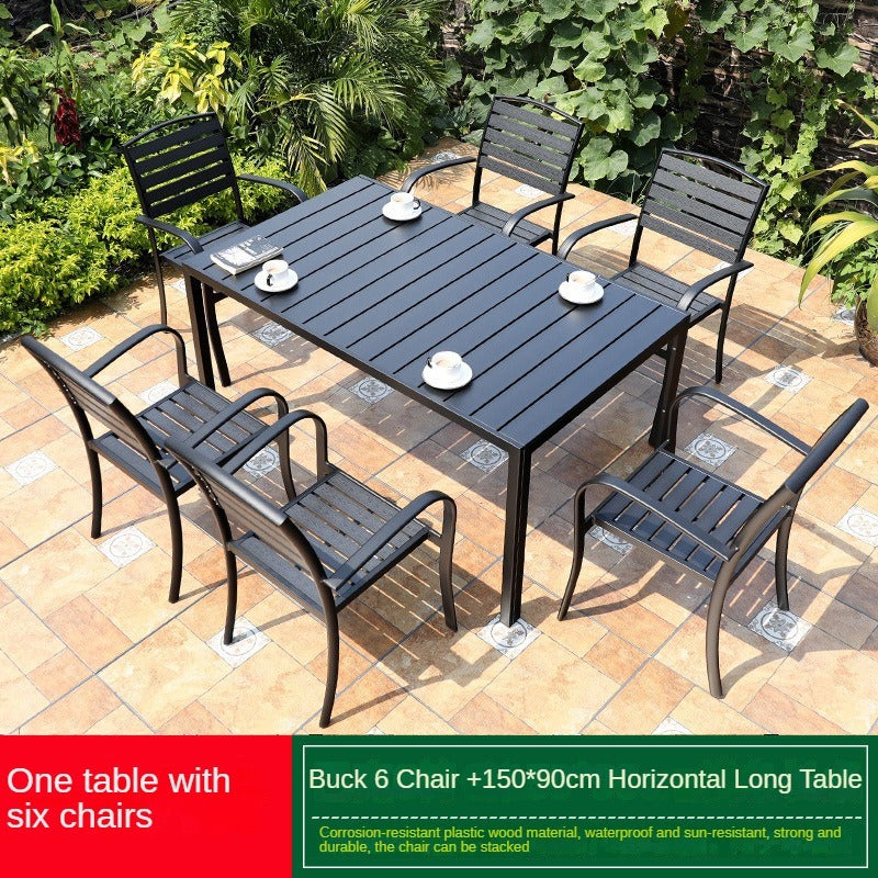 courtyard outdoor furniture, outdoor table and chair 671