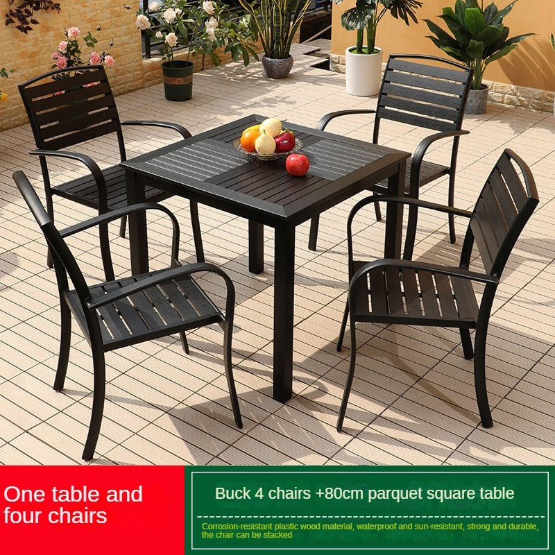 courtyard outdoor furniture, outdoor table and chair 671