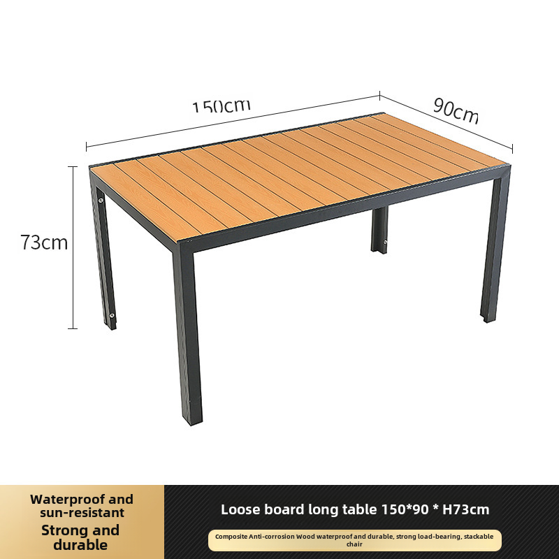 Outdoor furniture, courtyard table and chair 691