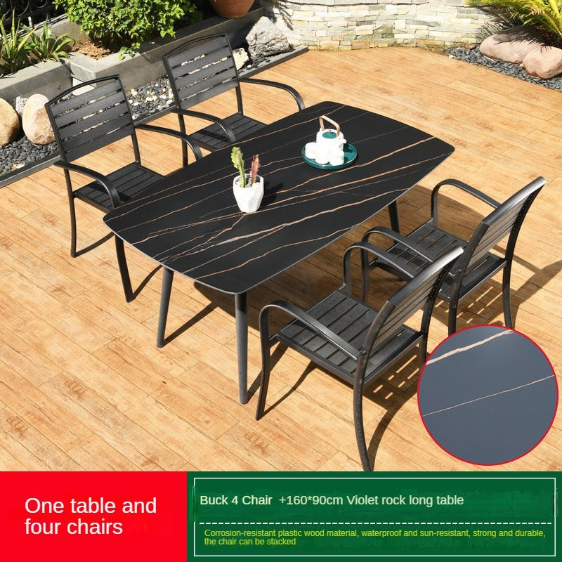 courtyard outdoor furniture, outdoor table and chair 671