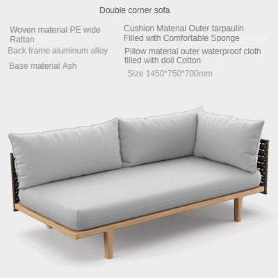 Outdoor sofa,rattan sofa,leisure outdoor furniture 697