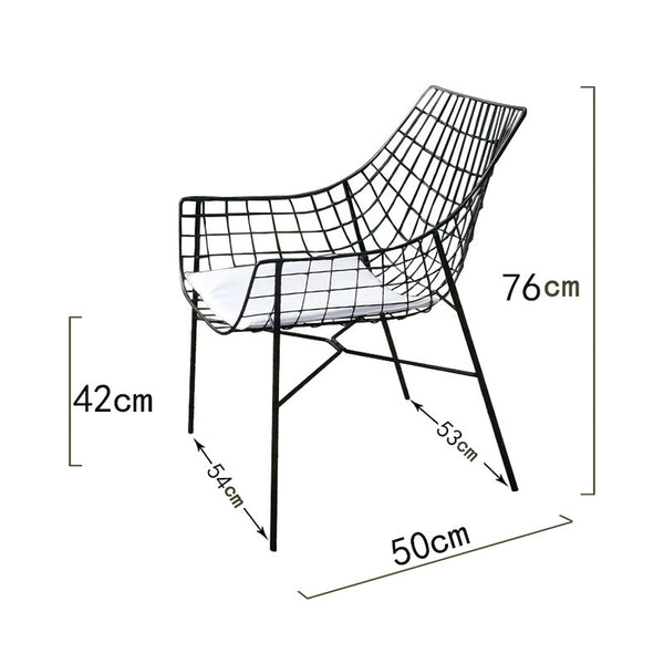 Outdoor Table and Chair Set Combination, Courtyard, Balcony, Garden, Waterproof and Sunscreen, Iron Art, Leisure, Coffee and Milk Tea Shop, Table and Chair