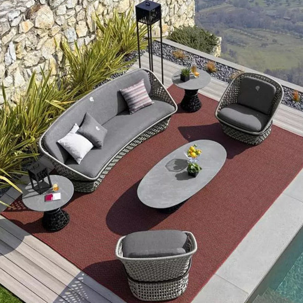 Outdoor rattan sofa, rattan chair, outdoor furniture 723