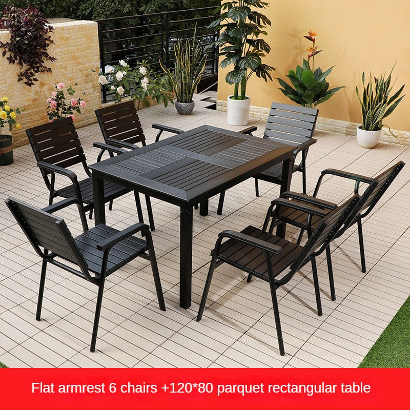 courtyard outdoor furniture, outdoor table and chair 671