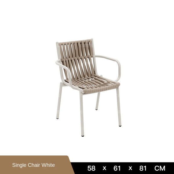 Outdoor tables and chairs, rattan woven tables and chairs 736