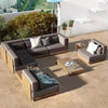 Outdoor teak sofa combination,Leisure outdoor furnitu 684