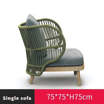 Outdoor, balcony rattan sofa,rattan chair furniture 702