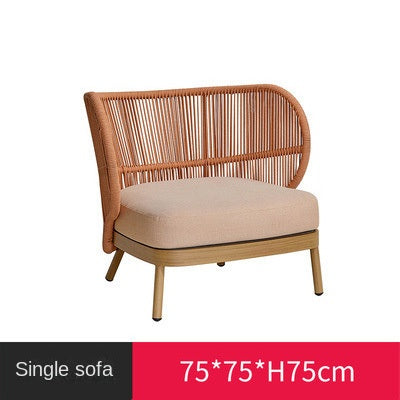 Outdoor, balcony rattan sofa,rattan chair furniture 702