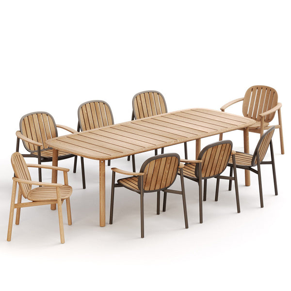 Outdoor tables and chairs, rattan woven outdoor furniture 725