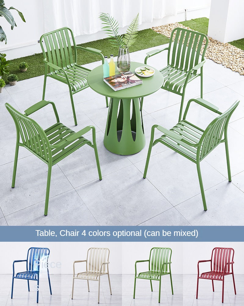 Outdoor table and chair, outdoor furniture 622