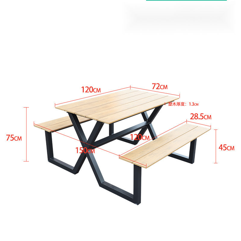 Outdoor table and chair,long table and chair 714