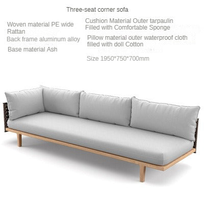 Outdoor sofa,rattan sofa,leisure outdoor furniture 697