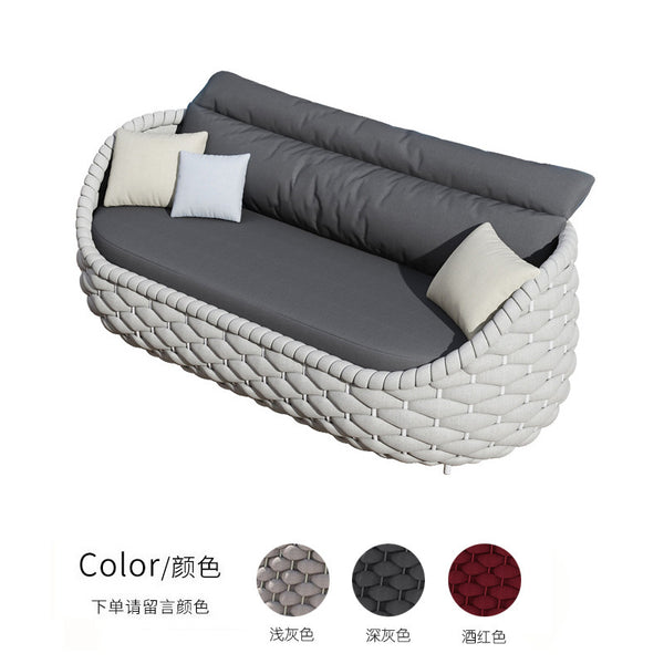 Outdoor rattan sofa,  outdoor furniture 647