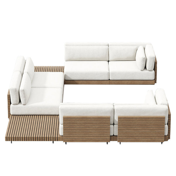 Outdoor teak sofa combination,Leisure outdoor furnitu 684